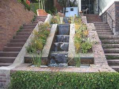 staircase water feature