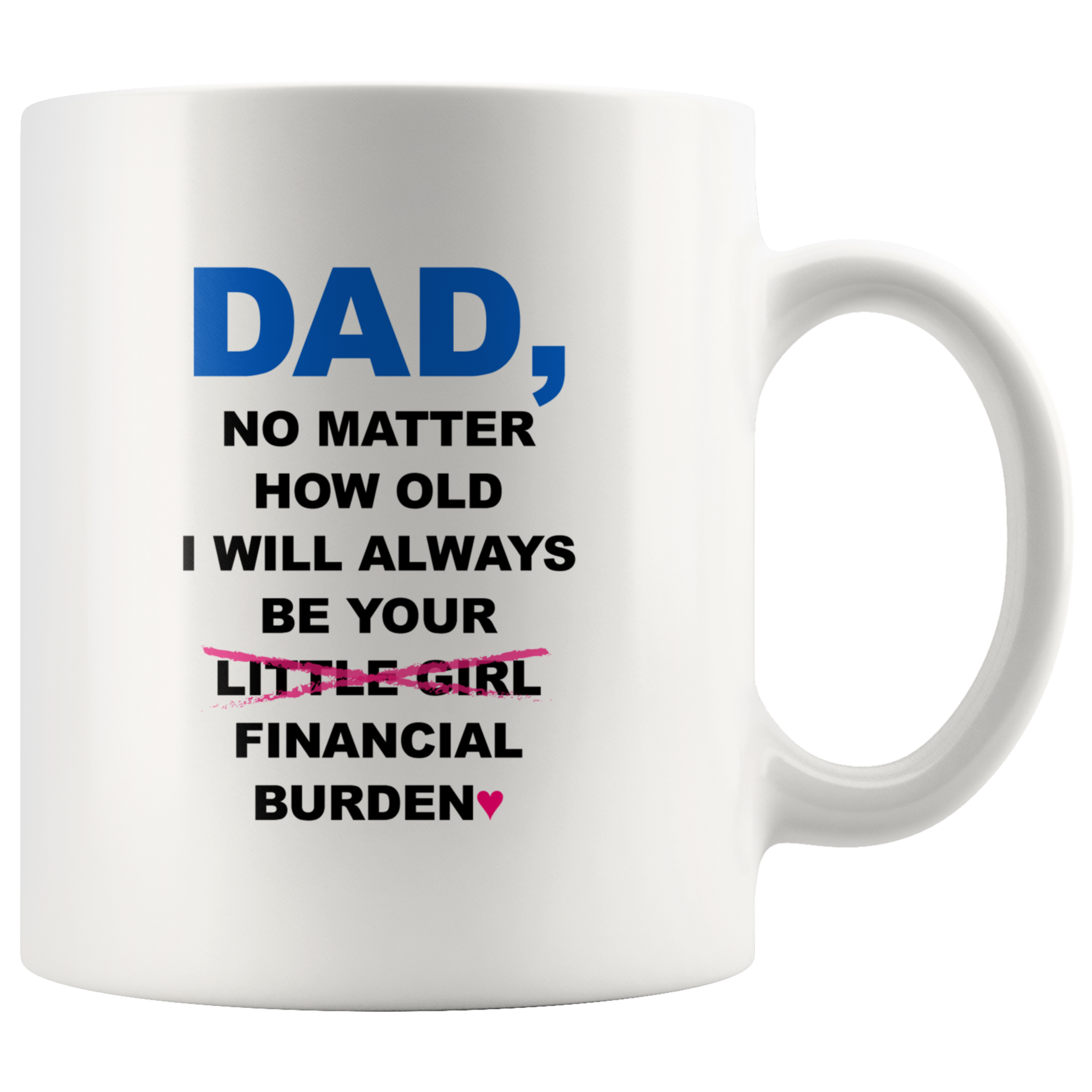 i will always be your financial burden mug