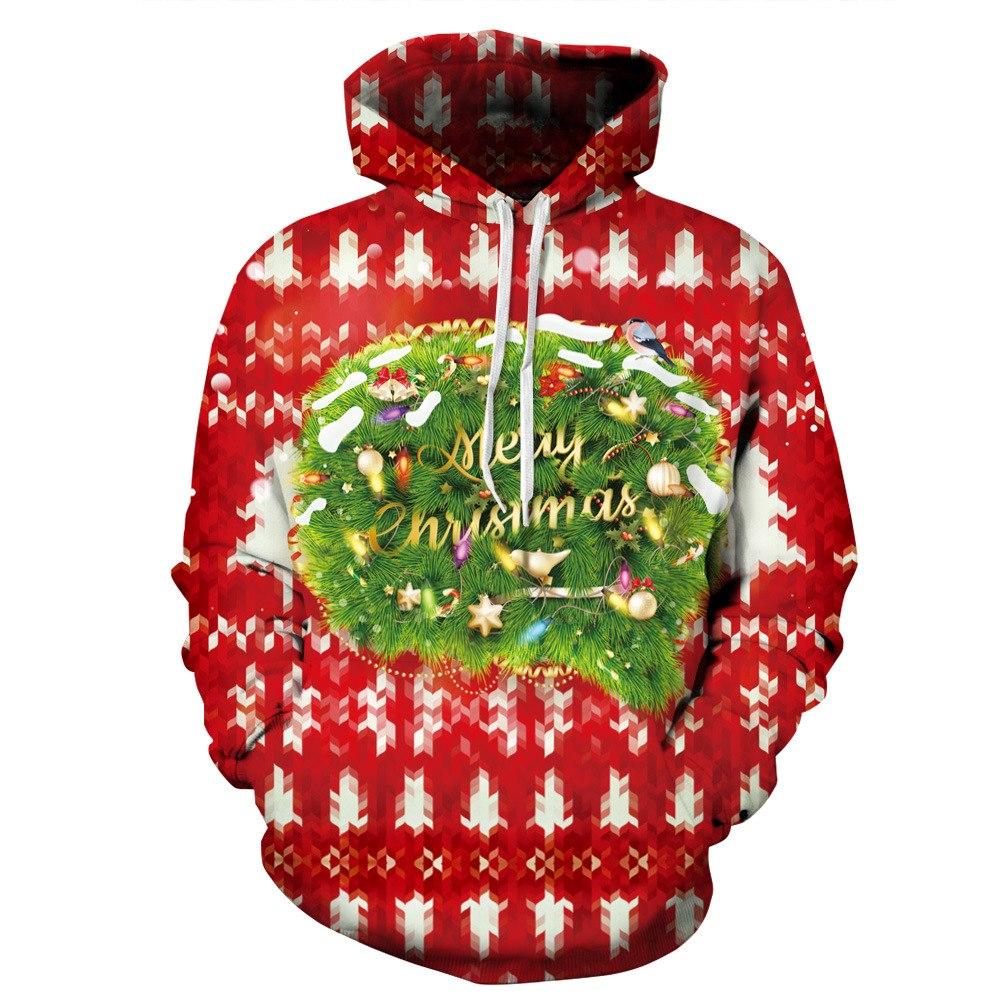 red christmas hoodie