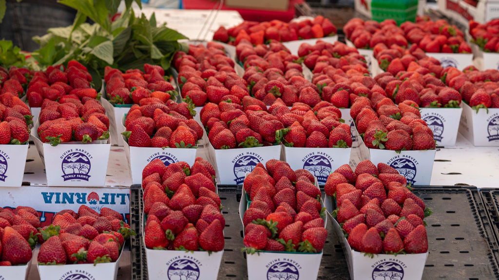 Fresh strawberry produce