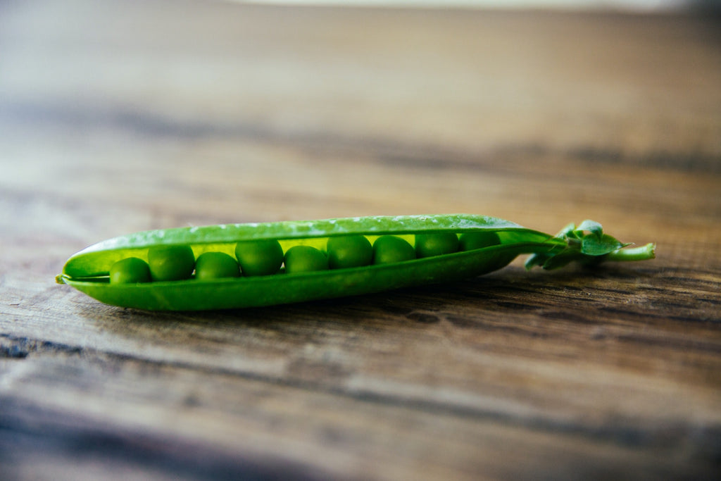 Beautiful baby peas