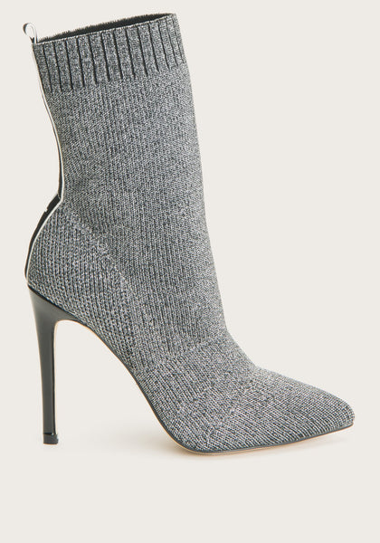 grey sock boots