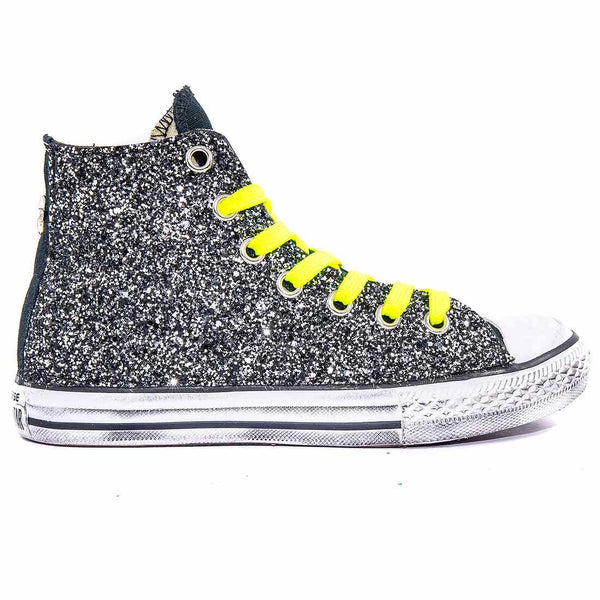 converse gialle fluo basse