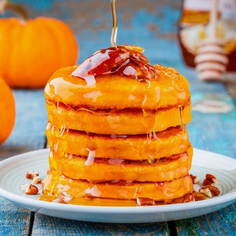 low-carb pumpkin spice pancake recipe