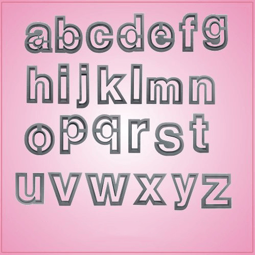 alphabet biscuit cutters