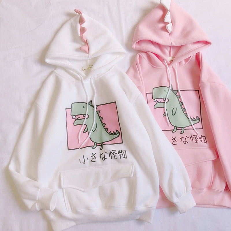 kawaii dinosaur hoodie