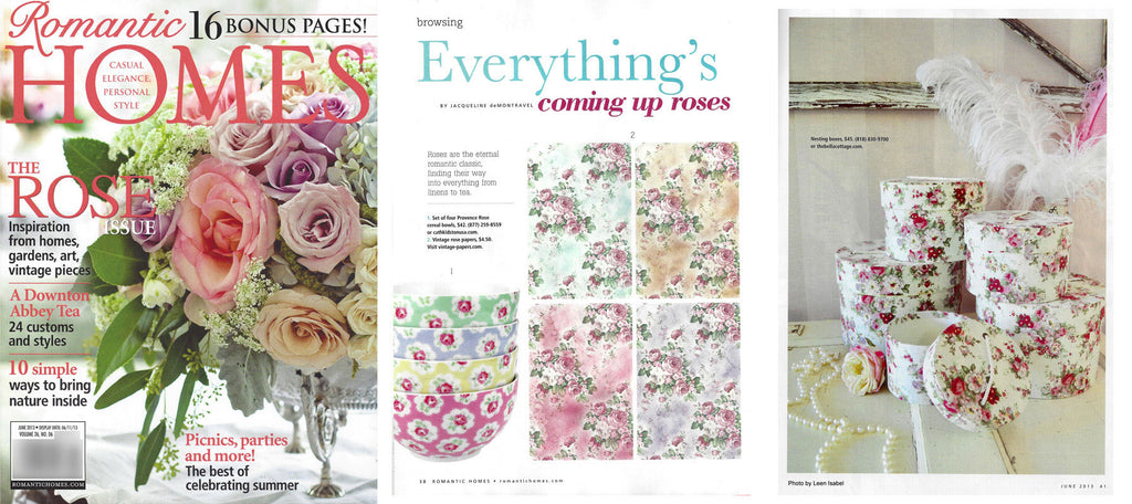 Romantic Homes - The Rose Issue - June 2013