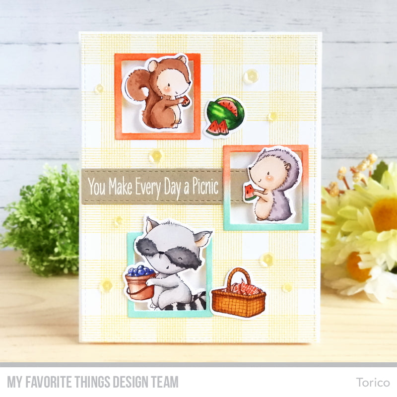 Handmade card from Torico featuring products from My Favorite Things #mftstamps