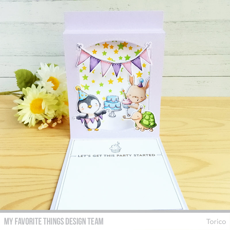 handmade card from Torico featuring products from My Favorite Things #mftstamps