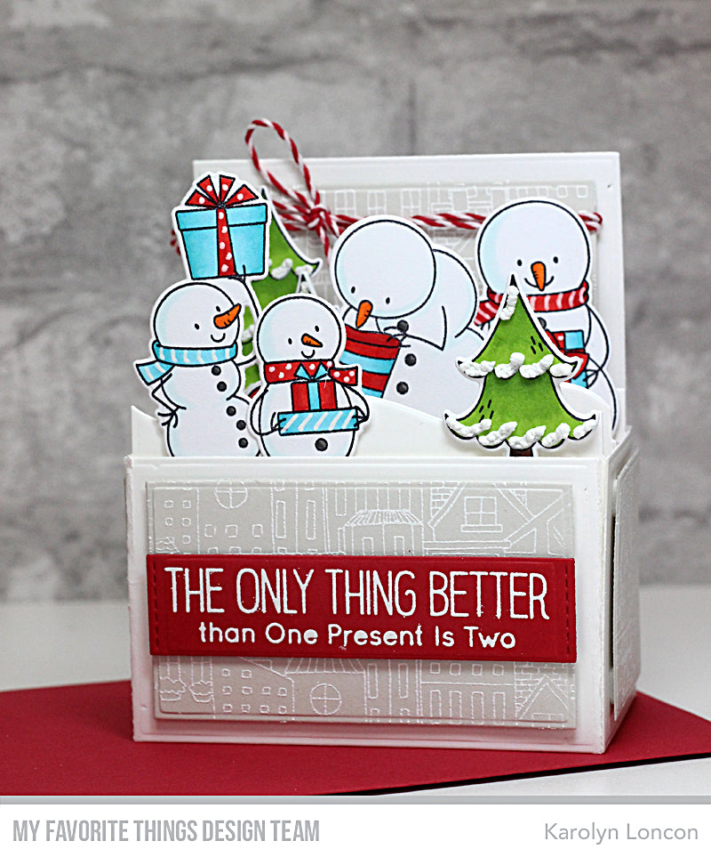 Handmade card from Karolyn Loncon featuring products from My Favorite Things #mftstamps