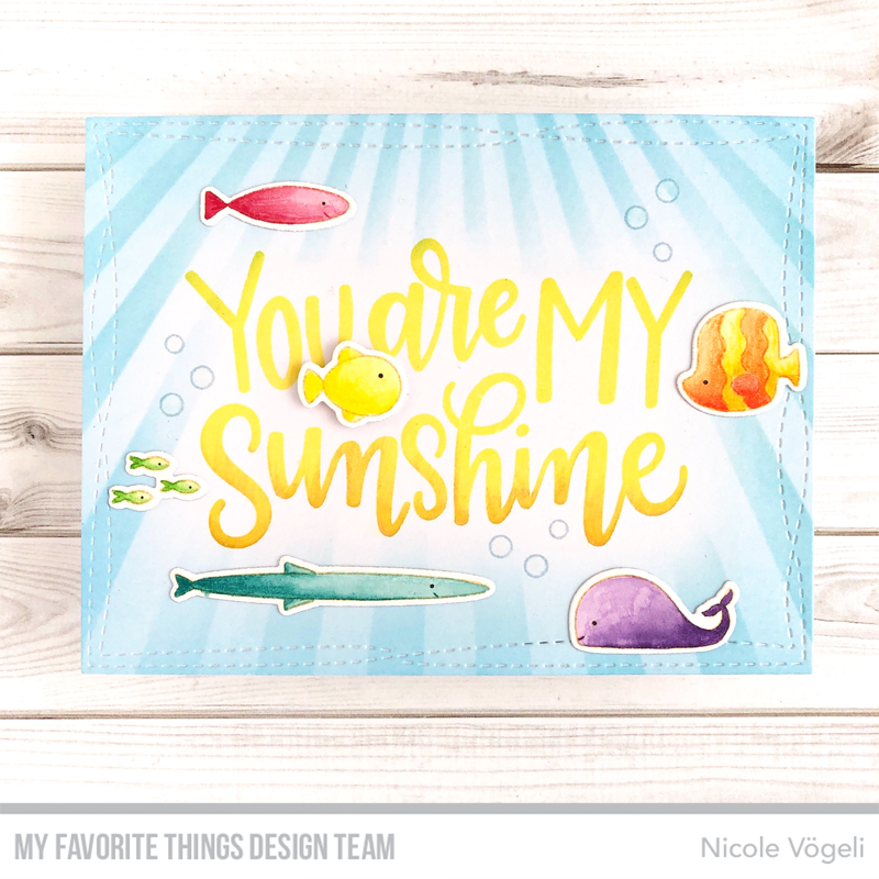 Handmade card from Nicole Vogeli featuring products from My Favorite Things #mftstamps