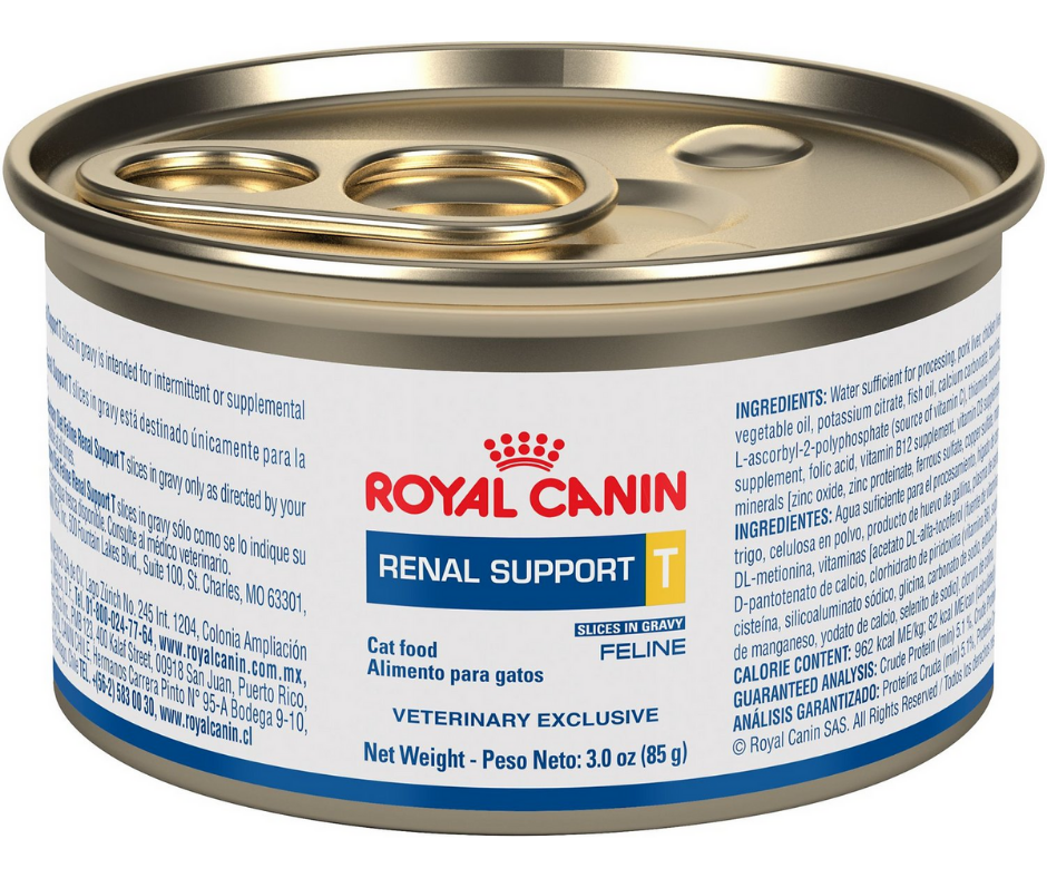 aankomen heroïne Rimpelingen Royal Canin Veterinary Diet - Renal Support "T", "Tasty" Slices in Gra