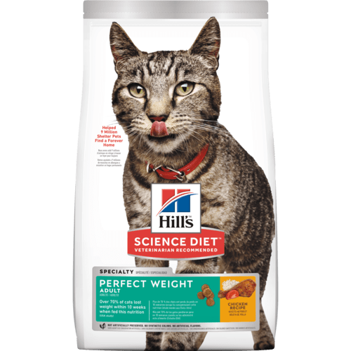 hill's science diet cat food nutritional information