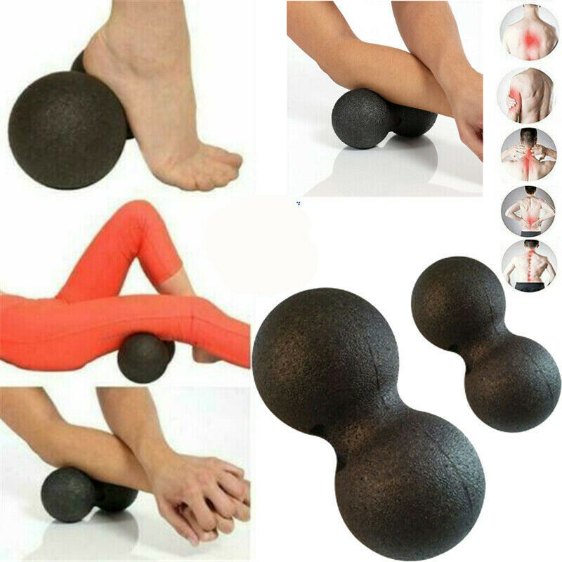 8-12cm Faszienball Double Massagedoppelball Faszienrolle Scrollrad Selbstmassage 
