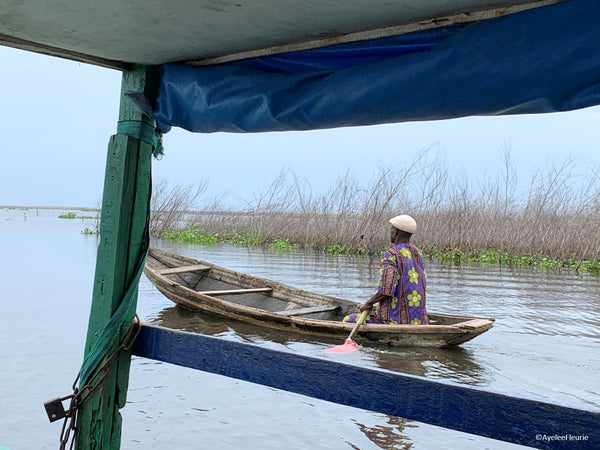 pecheur Ganvié site village lacustre visiter Bénin AyéléeFleurie