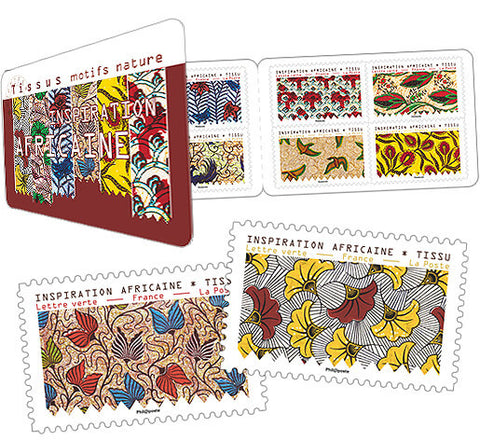 carnet timbre tissu wax la poste musee etoffe mulhouse