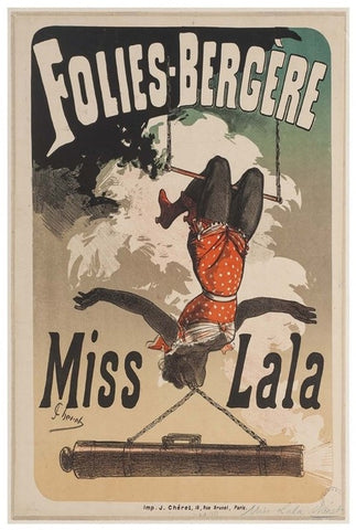 Miss Lala Acrobate Noire Folies Bergères