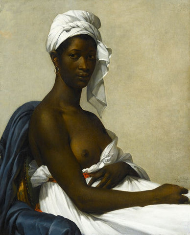 Portrait Negresse Madeleine, exposition Modele Noir Musee Orsay