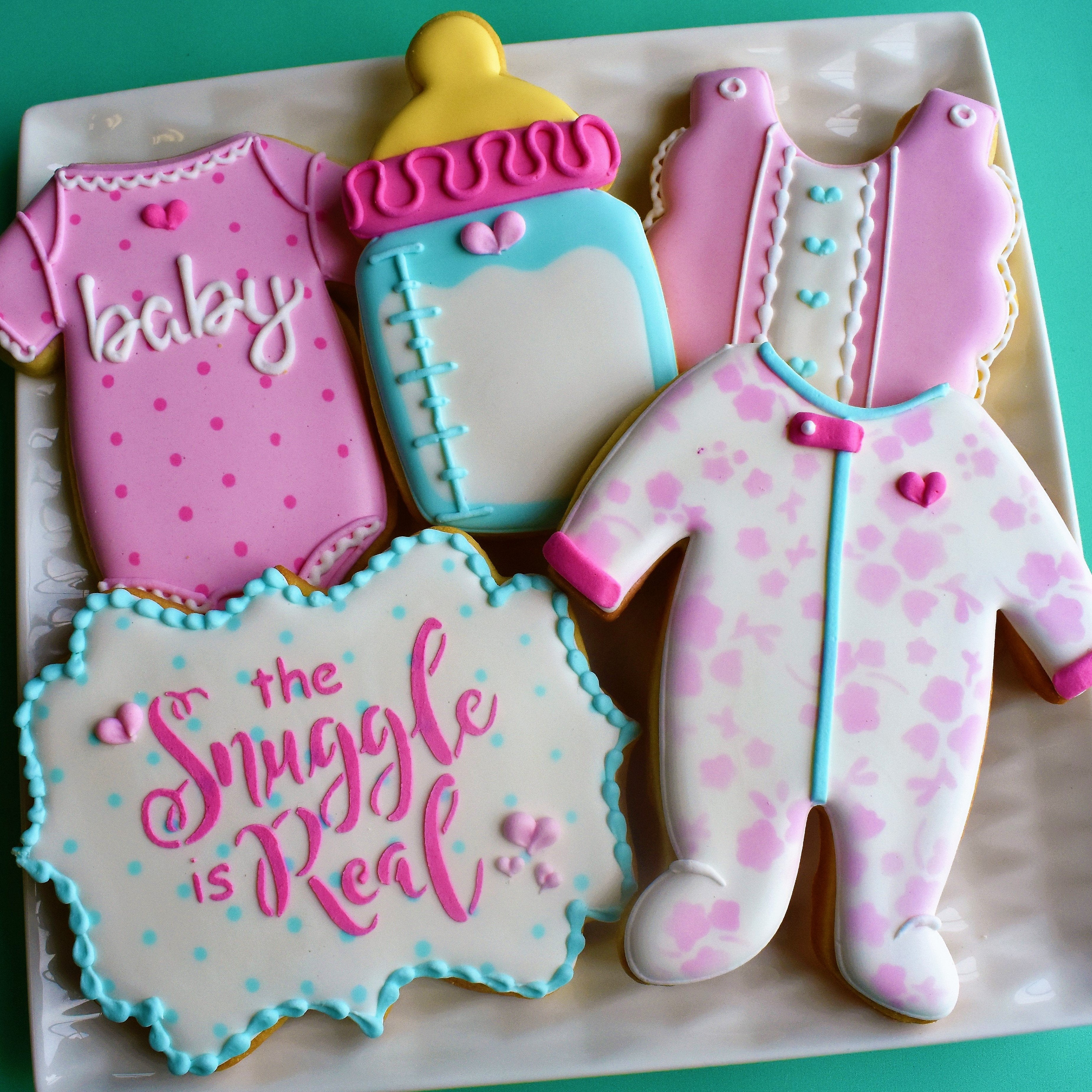 How to Decorate FIVE Baby Cookies – The Flour Box