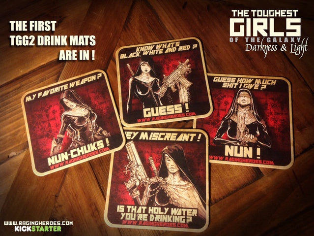 Daughters of the Crucible Beer Mats
