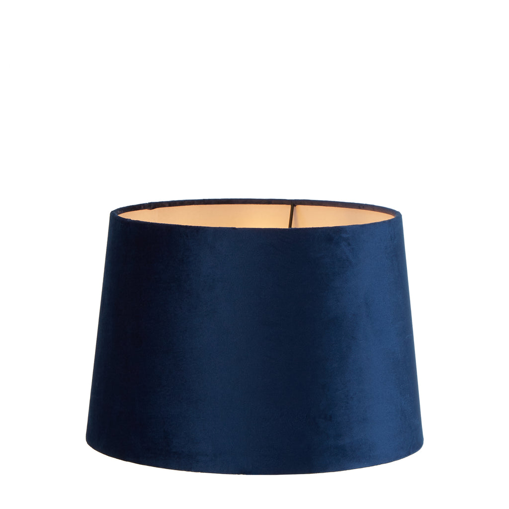 blue lampshade