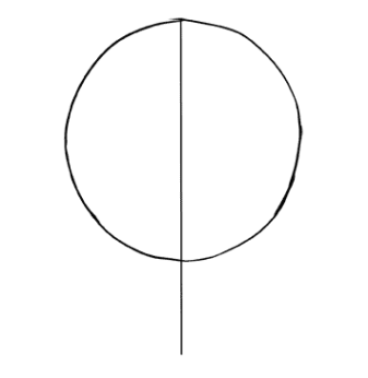 cercle représentant le visage