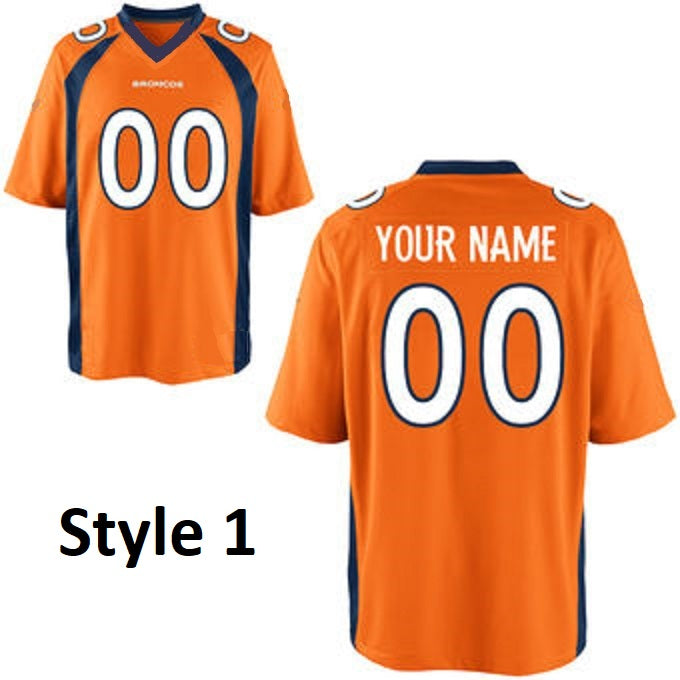 Denver Broncos Customizable Pro Style Football Jersey – Best Sports Jerseys