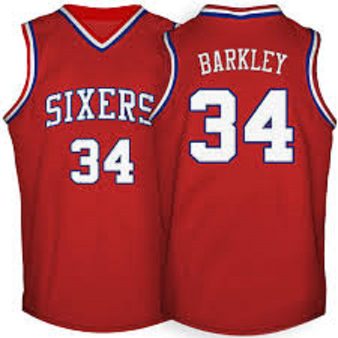 charles barkley philadelphia 76ers jersey