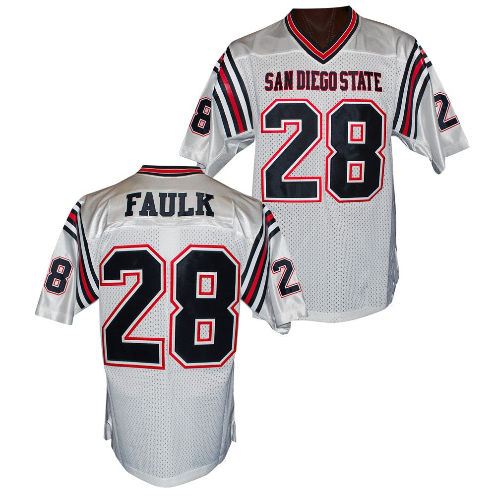 Marshall Faulk San Diego State Aztecs College Football Throwback Jersey - White or Black