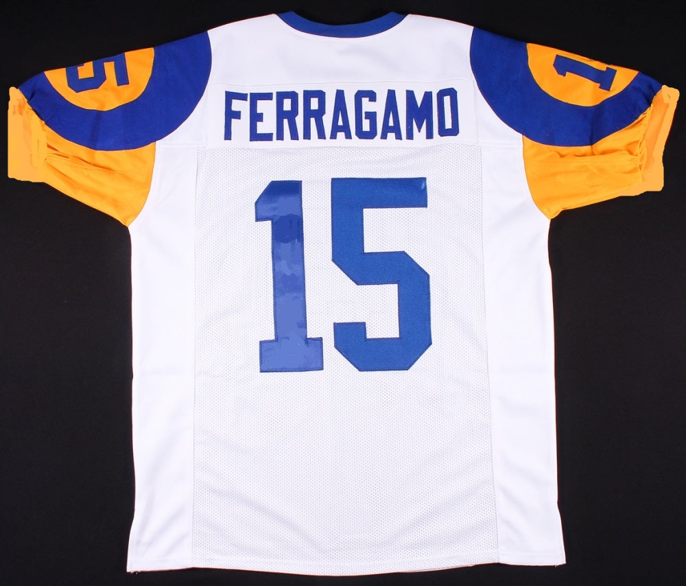 blue and white los angeles rams jersey