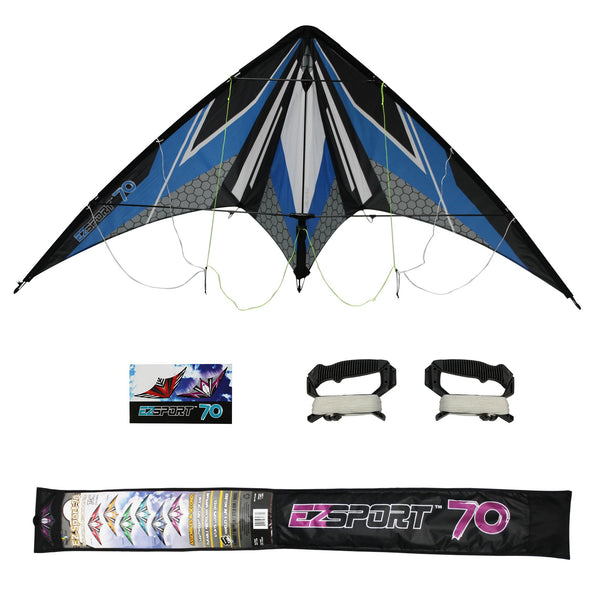 WindNSun EZ Sport 70 Blue Hex Kite for sale online