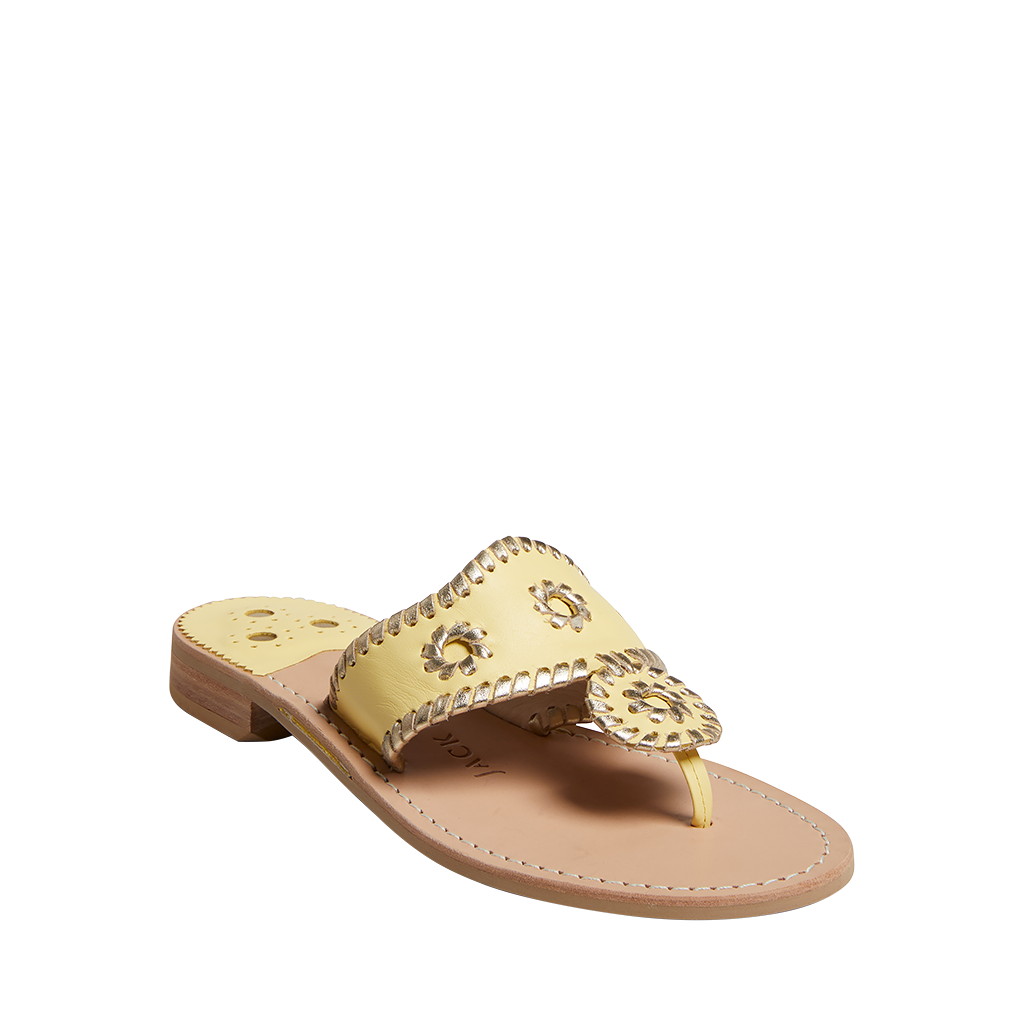 jack rogers yellow sandals