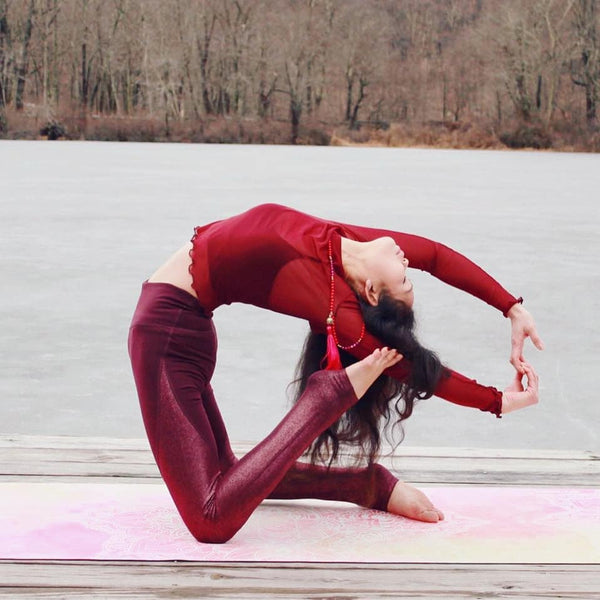 Toplus Suede Yoga Mat Dreamy Pink