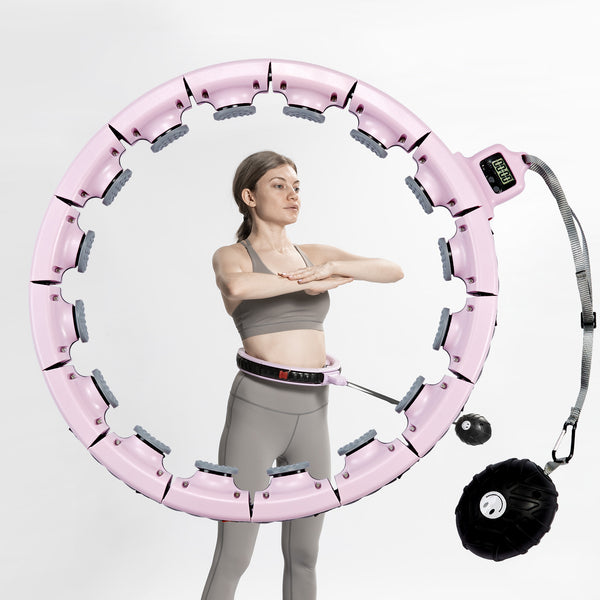 2021 Smart Hula Hoop Einstellbar Fitness Massagenoppen Bauchtrainer 