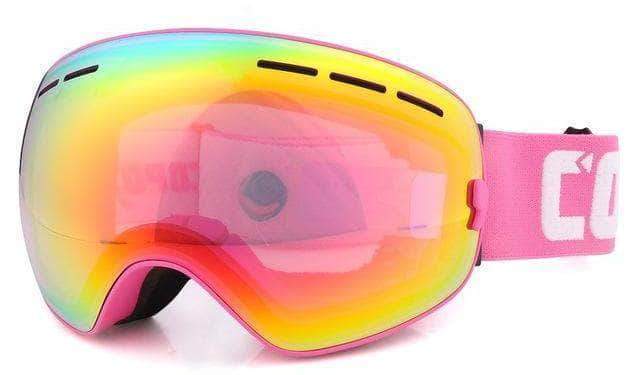 COPOZZ Pink Ski Goggles