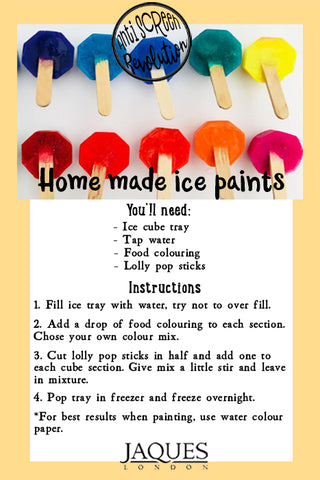 Home Made Ice Paint Instructions