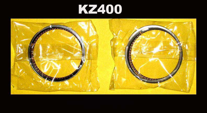 Kawasaki KZ400 STD. Piston Rings Set x2 1974 1975 1976 1977! 13008 