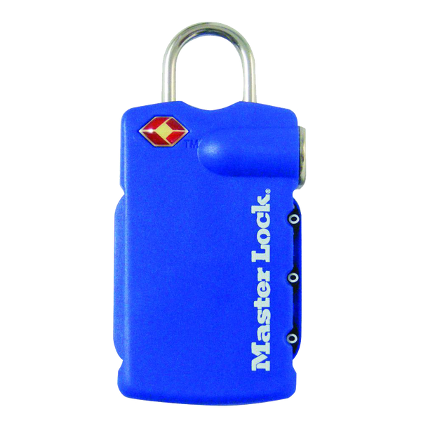 L15624 - MASTER LOCK 4685 Combination Luggage Padlock - With Luggage Label