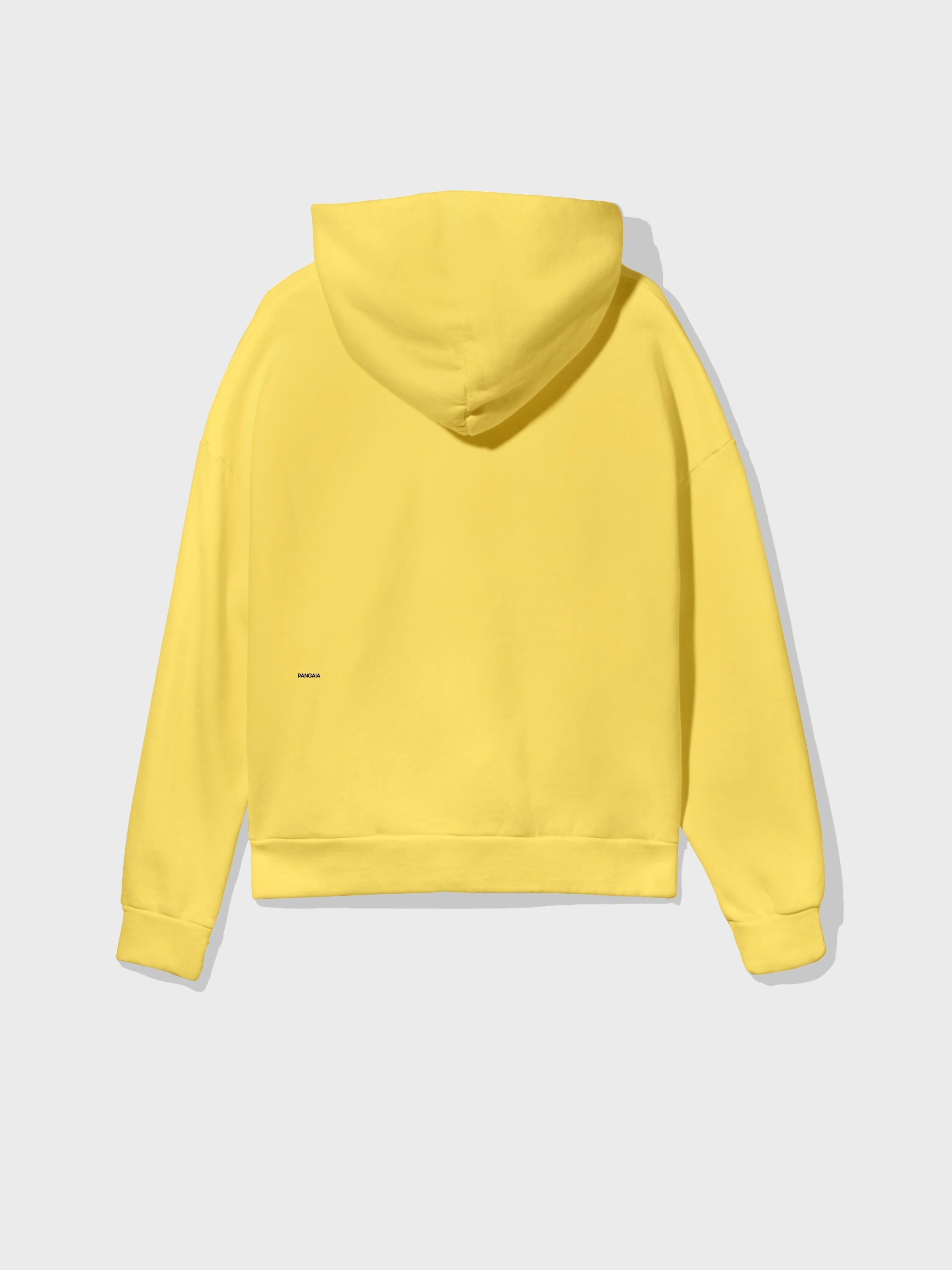 recycled cotton hoodie saffron yellow 