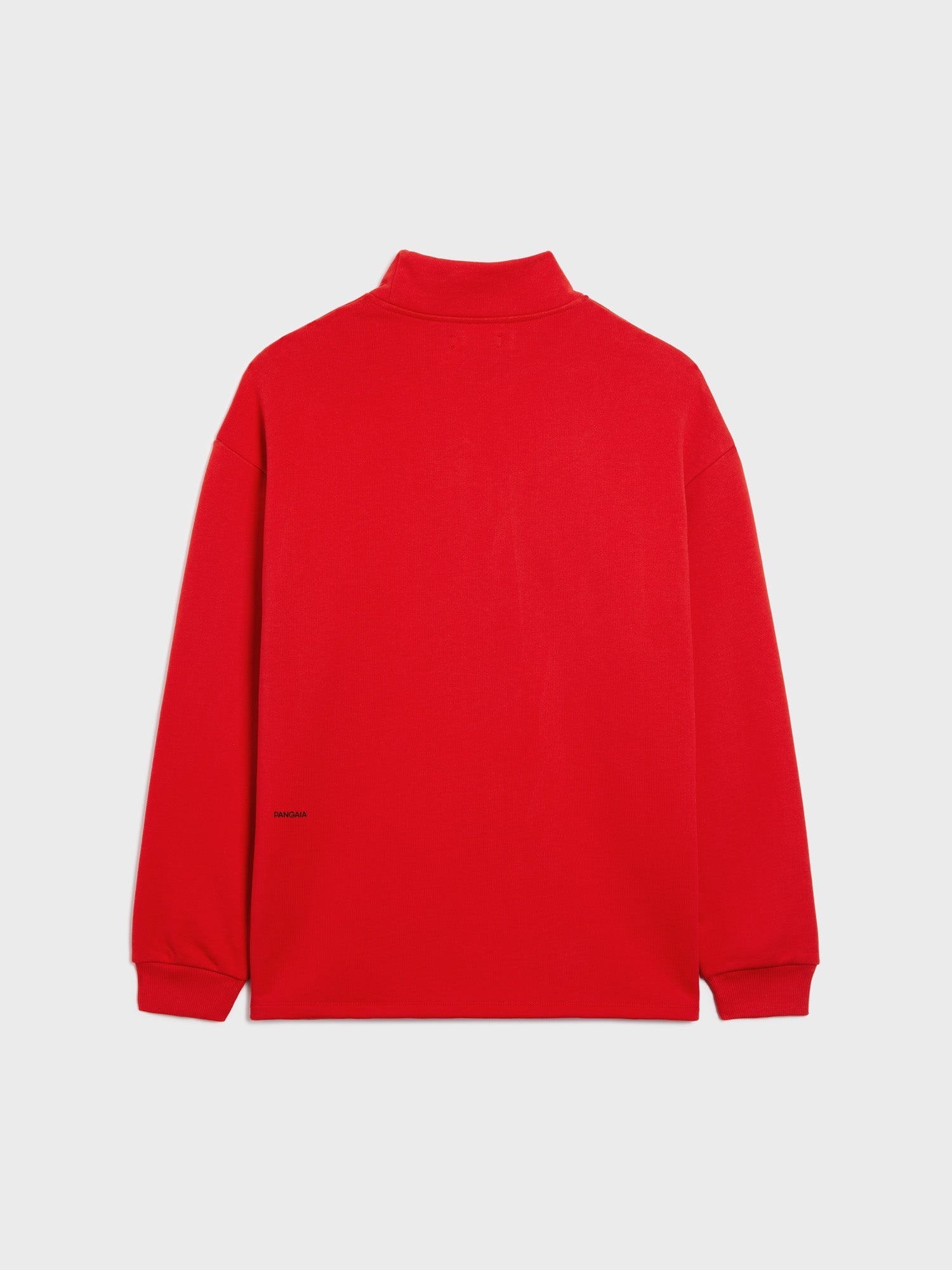 red funnel neck hoodie