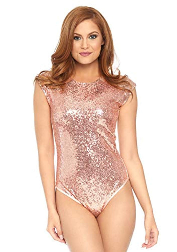 gold sequin bodysuit