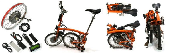 brompton folding electric bike