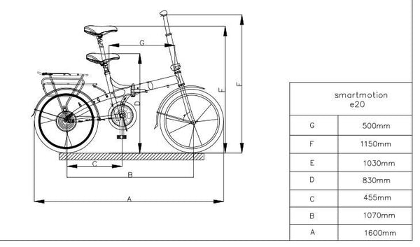 smartmotion e20 folding bike