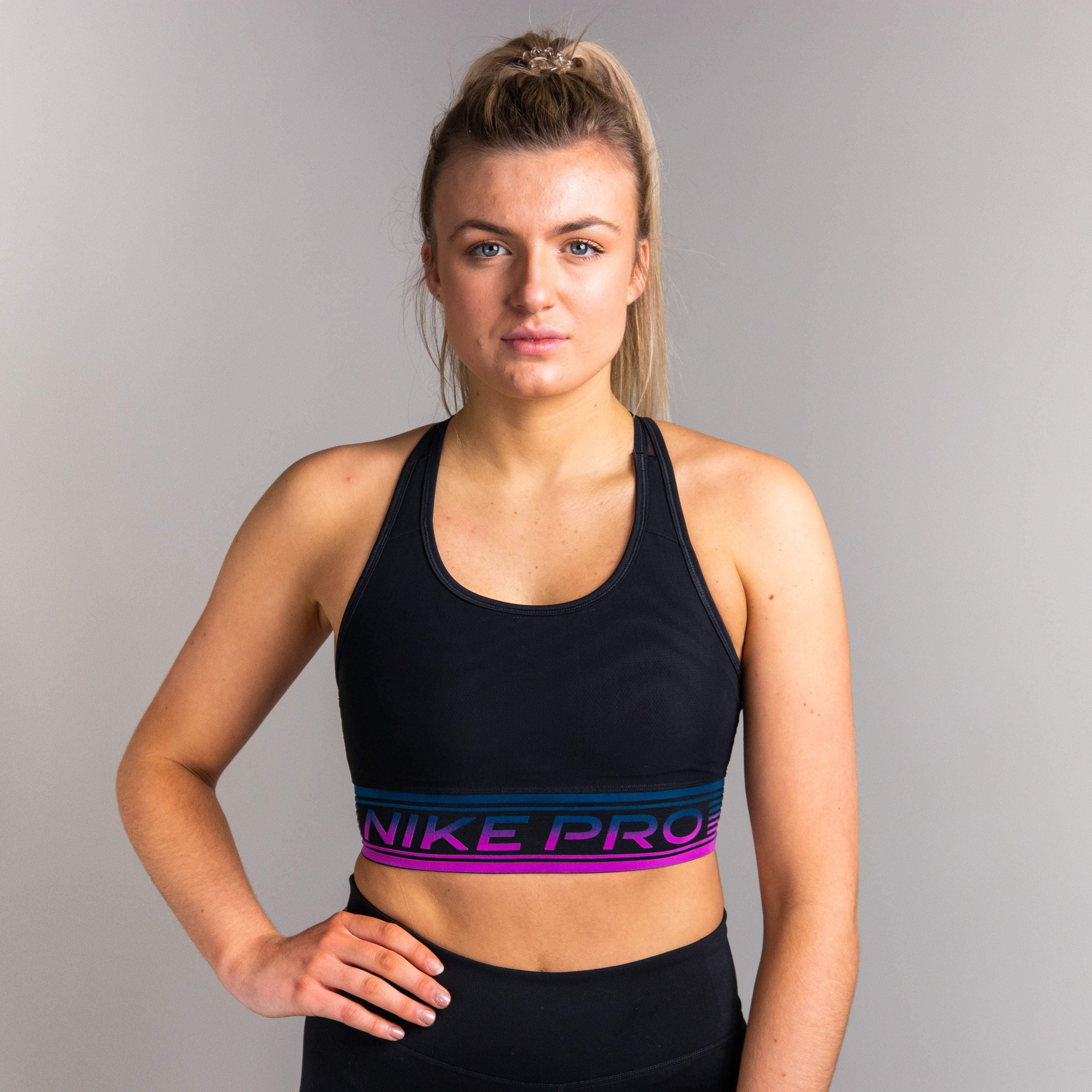 nike pro medium support sports bra