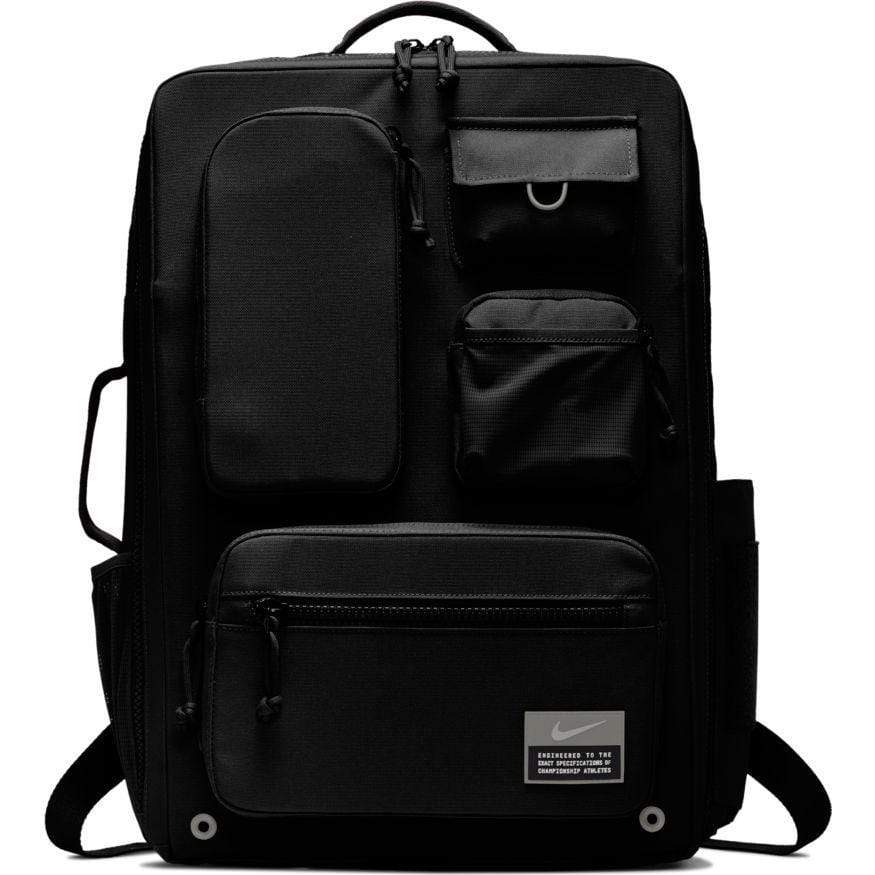 nike elite backpack white and black
