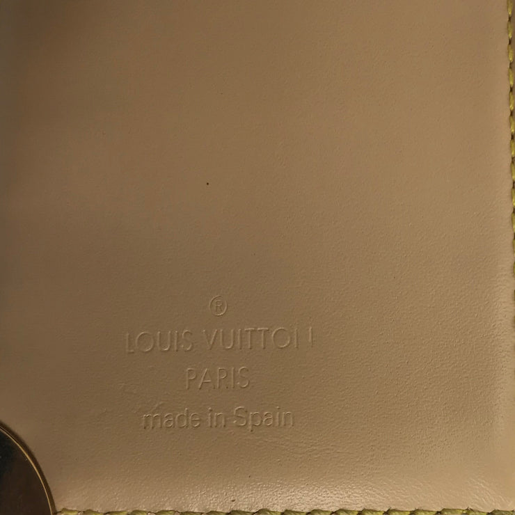 Louis Vuitton Small Agenda Cover in White Multi-Color Monogram Canvas