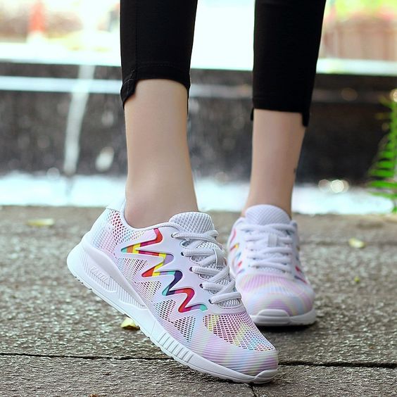 Chic Summer Colorful Breathable Sneakers