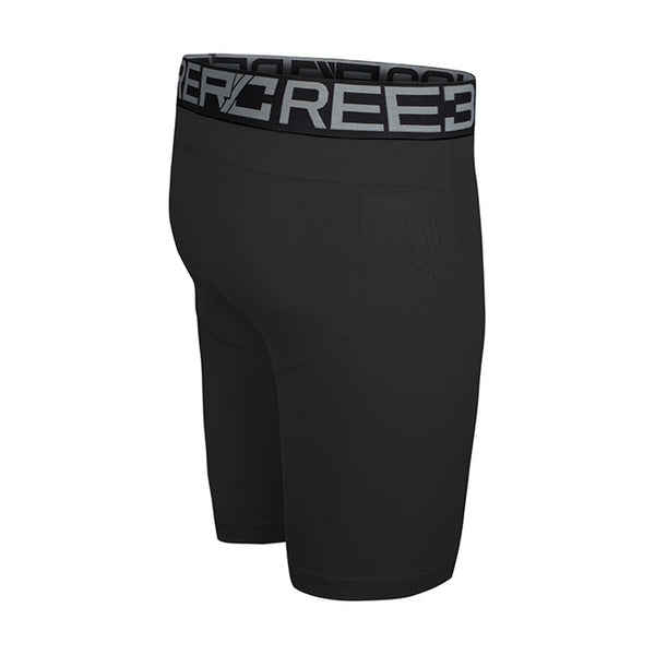 reebok men's 10 compression shorts