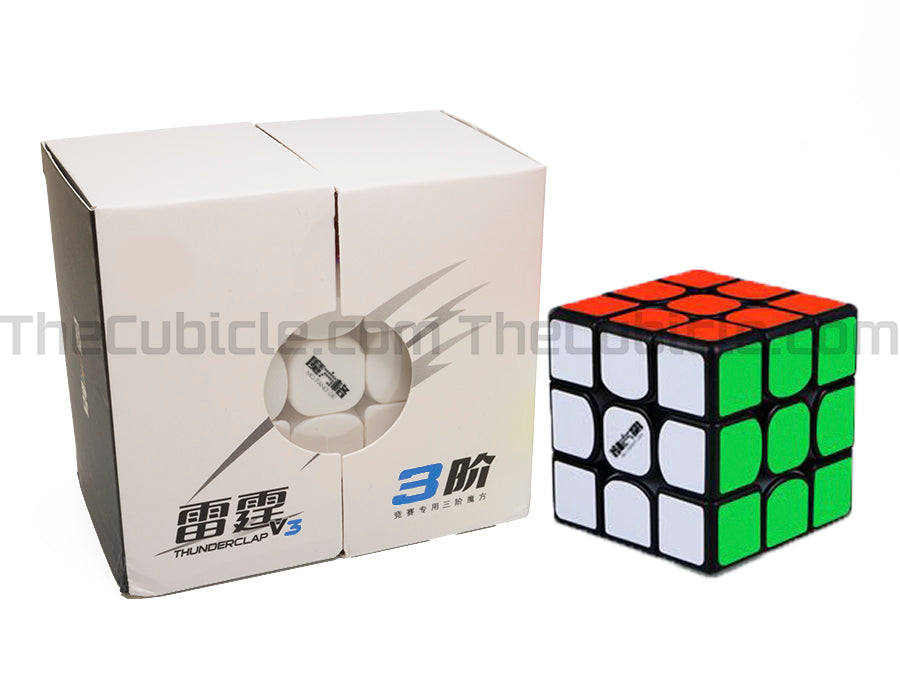 QiYi Thunderclap V3 MoFangGe 3x3x3 Black Magic Speed Cube USA Stock 