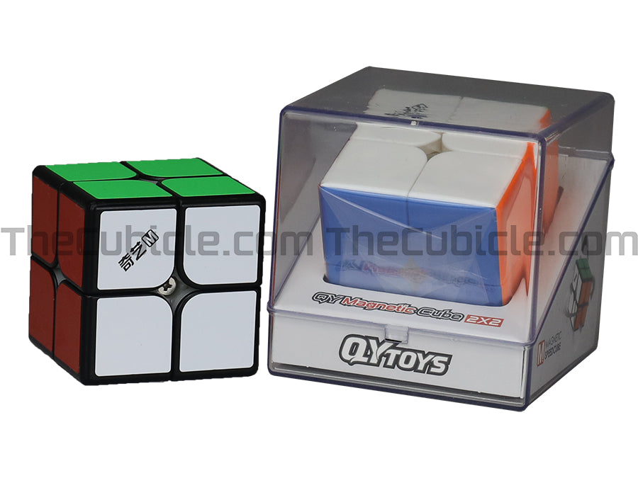 QiYi MS 2x2 Magnetic Magic Cube 2x2x2 Atoutcubes Noir 